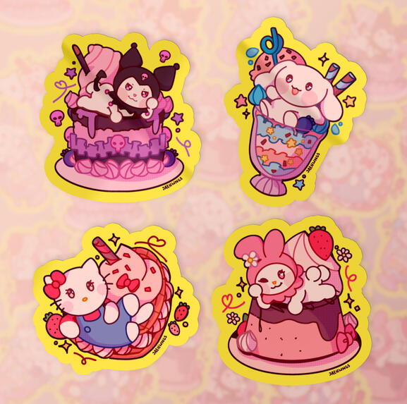 Resultado final da coleção "Sanrio desserts"